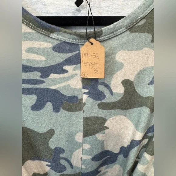 Camo Sleeveless Dress - Picture 3 of 3